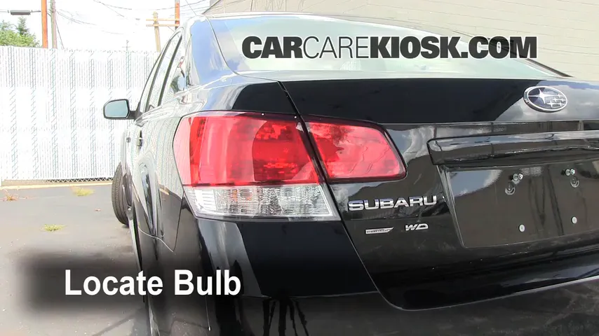 2011 Subaru Legacy 2.5i Premium 2.5L 4 Cyl. Lights Reverse Light (replace bulb)